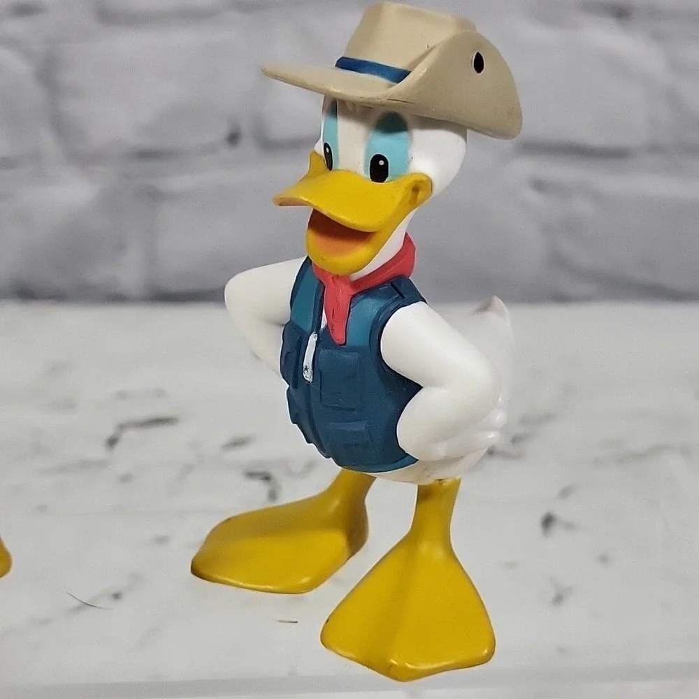 Disney Adventure Figures Mickey Mouse Donald Duck and‎ Nephew Lot of 4